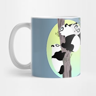 Pandas in a tree Mug